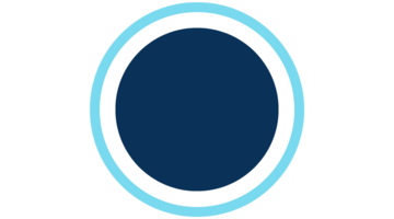 Three circles on top of each other.