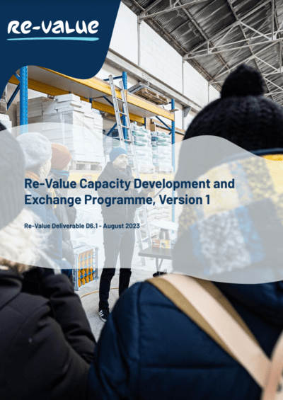 A screenshot of the front page of the report, saying Capacity Building and Development programme. 