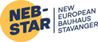 A logo saying NEB STAR - New European Bauhaus Stavanger