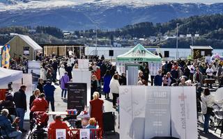 A photo of the opening day in the Cultural Harbour during The North West Festival