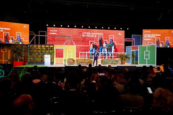 A photo from the World Smart City Expo World Congress in 2022