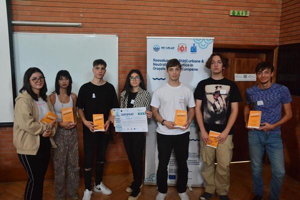 A group of students with awards