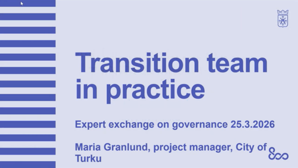  NetZeroCities' Transition Team in Practice: Turku's Approach 